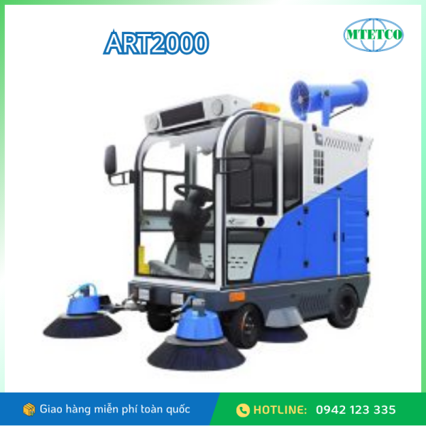 Xe quét rác ngồi lái Artison 2000