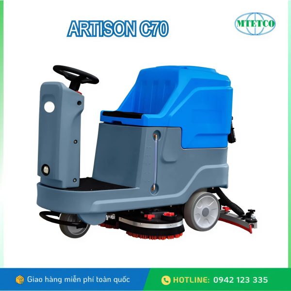 Máy chà sàn tự hành ngồi lái C70