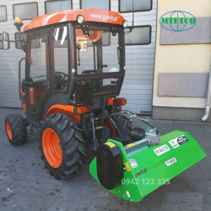 Máy cắt cỏ gắn sau đầu kéo Frog