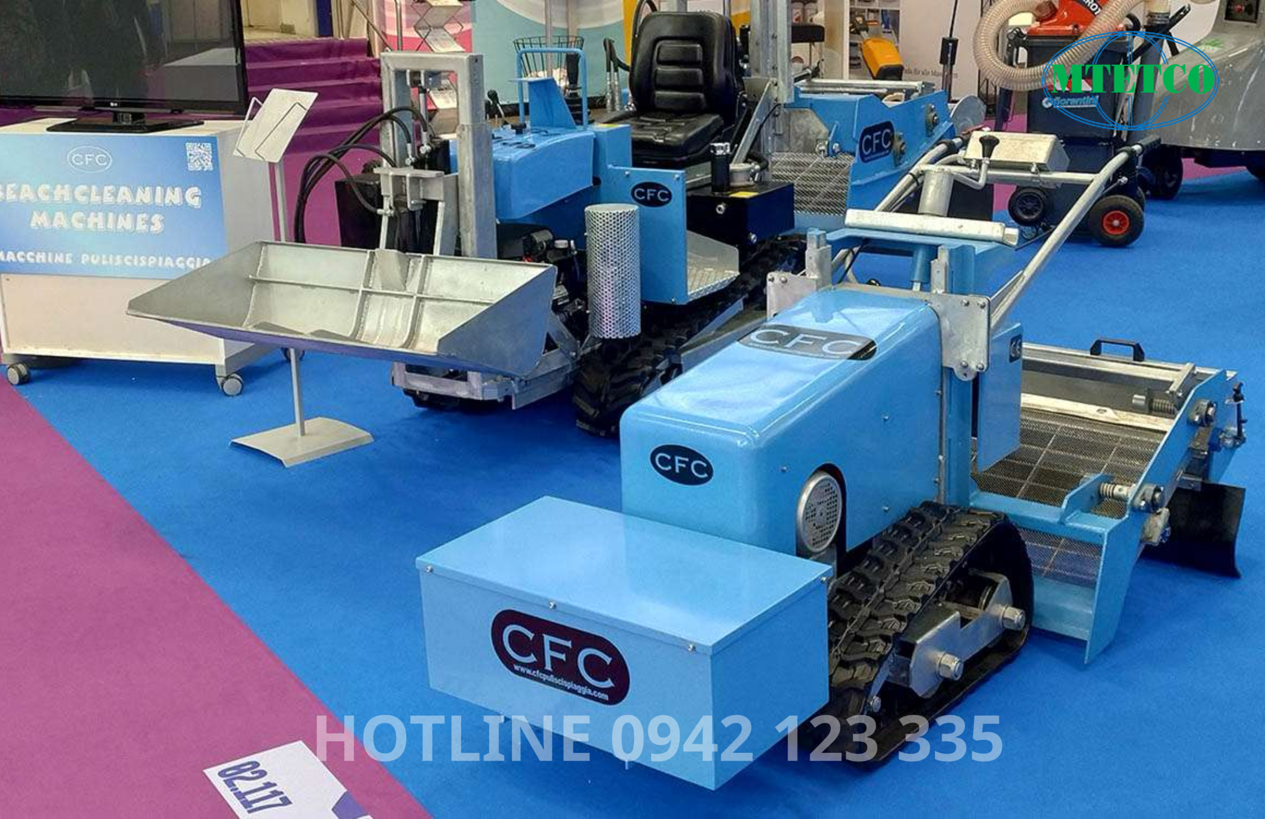 Mua áy làm sạch bãi biển Baby Tapiro 100 chạy điện tại Mtetco