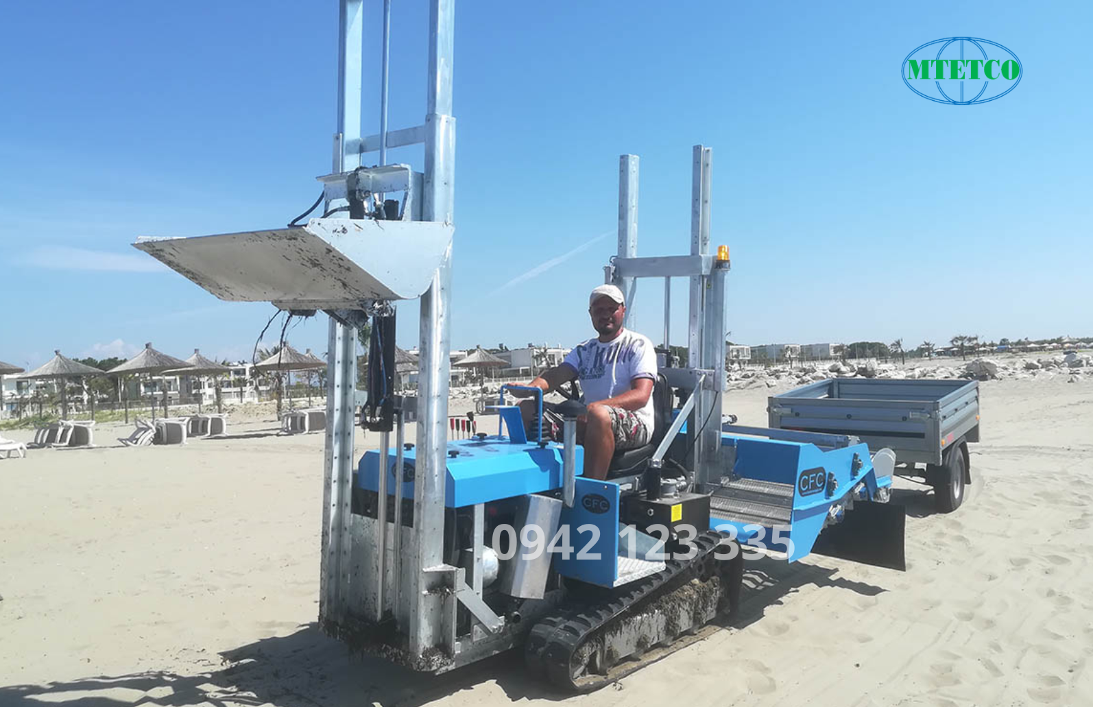 Máy làm sạch bãi biển Speed Tapiro 180