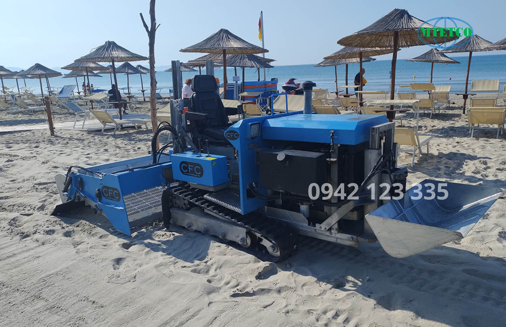 Máy làm sạch bãi biển Speed Tapiro Power 100