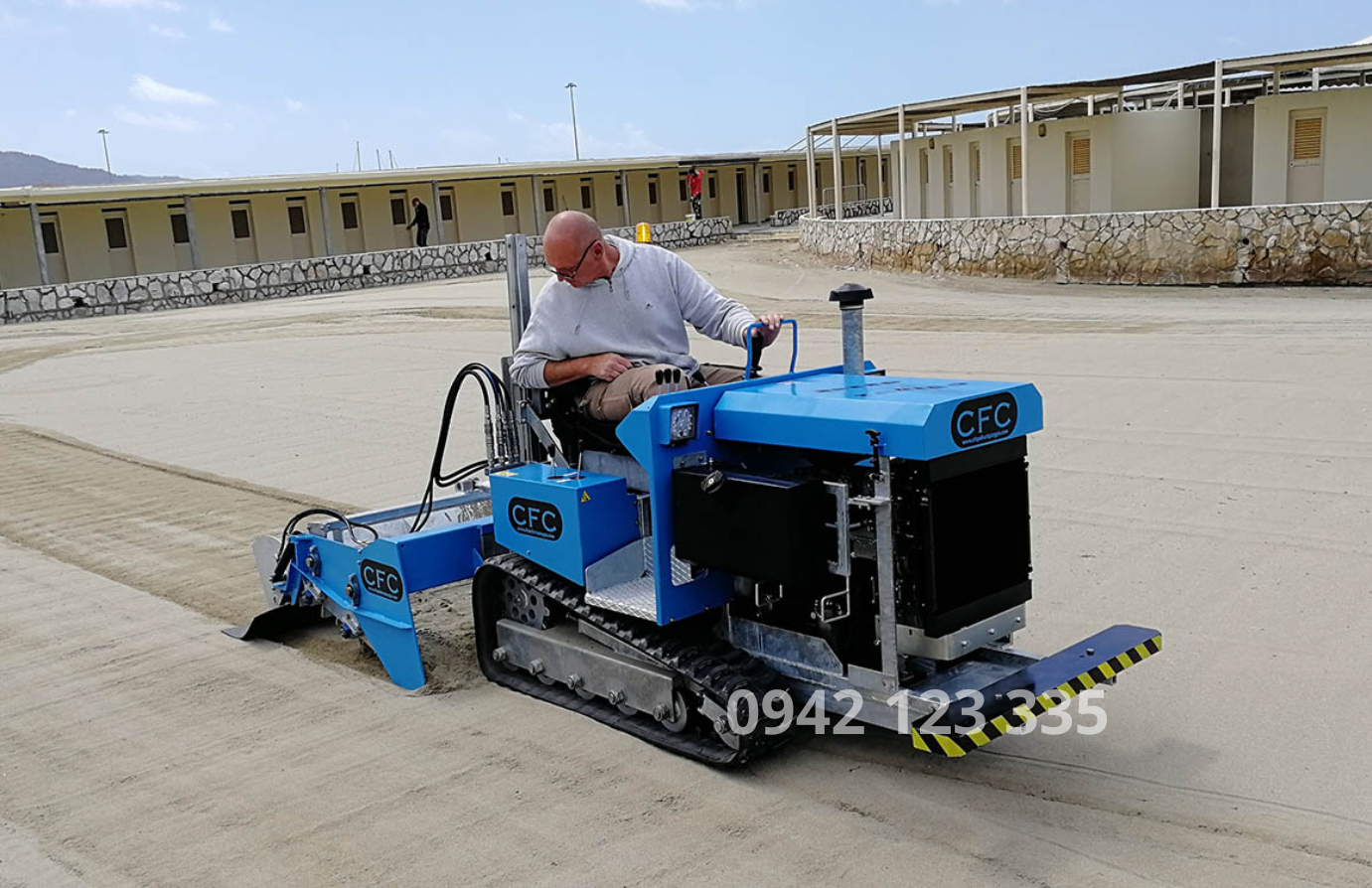 Xử lý nhanh các khu vực cát rộng, cả cát ướt lẫn khô