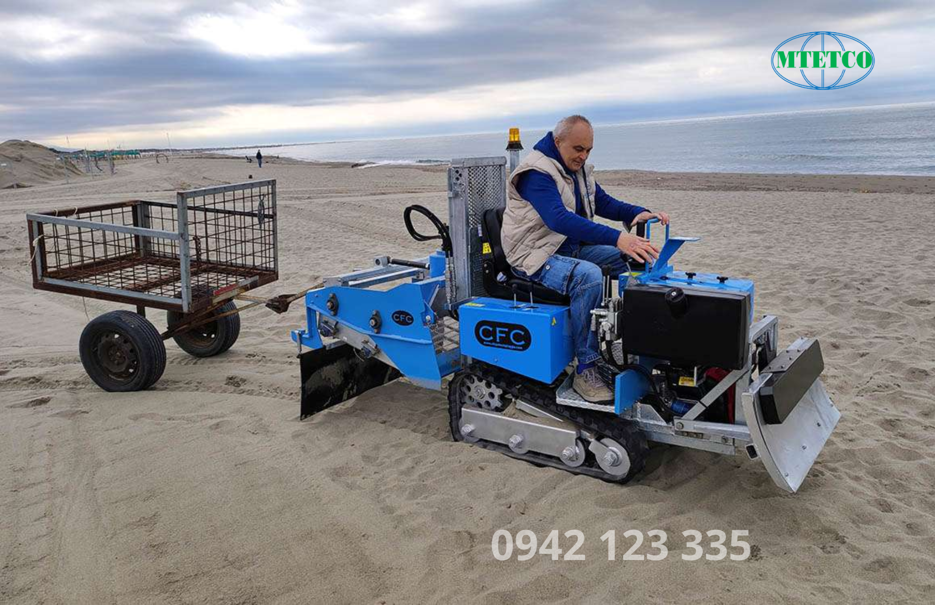 Máy làm sạch bãi biển Sprint Tapiro 90