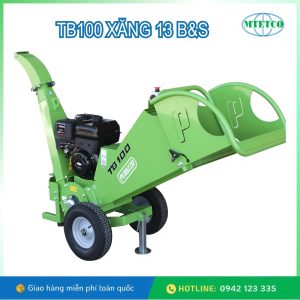 Máy băm cành cây TB100 động cơ xăng 13 B&S