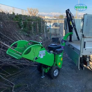 Máy băm cành cây TB100 động cơ xăng 13 B&S