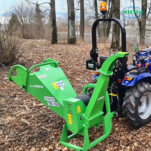 Máy băm cành cây TB100 gắn máy kéo