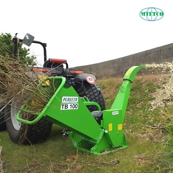 Máy băm cành cây TB100 gắn máy kéo