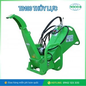 Máy băm cành cây TB100 thủy lực