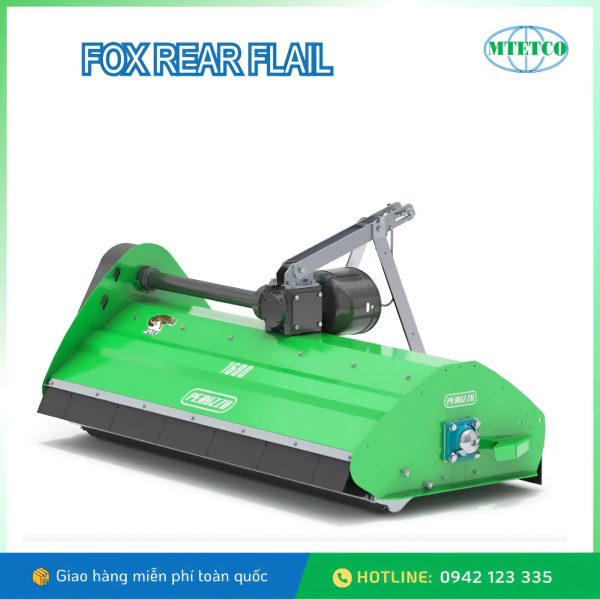 Máy cắt cỏ gắn sau đầu kéo Fox