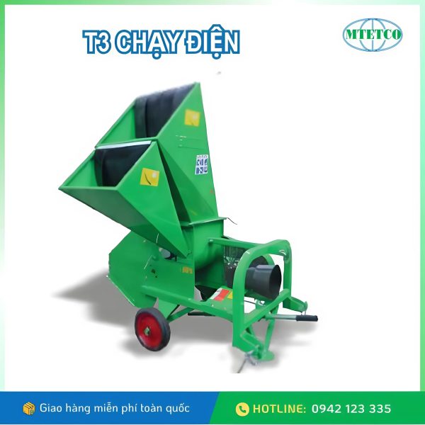 Máy nghiền gỗ T3 chạy điện