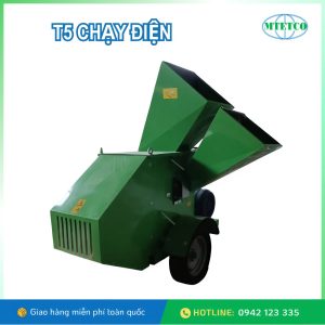 Máy nghiền gỗ T5 chạy điện