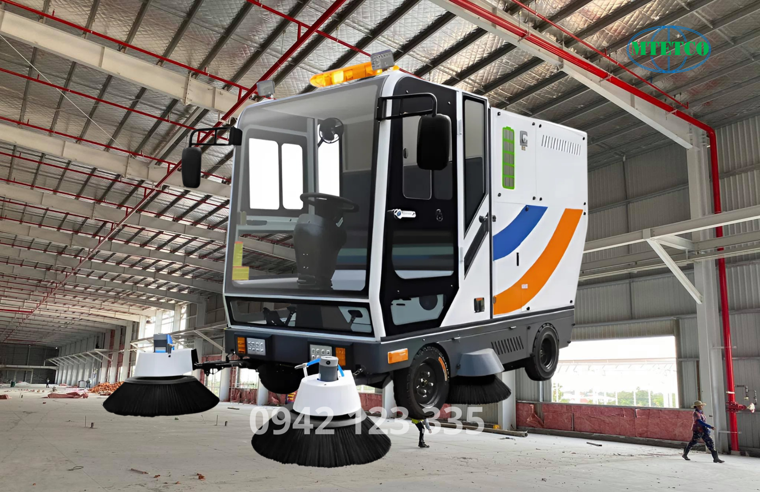 Xe quét rác ngồi lái Artison 2200