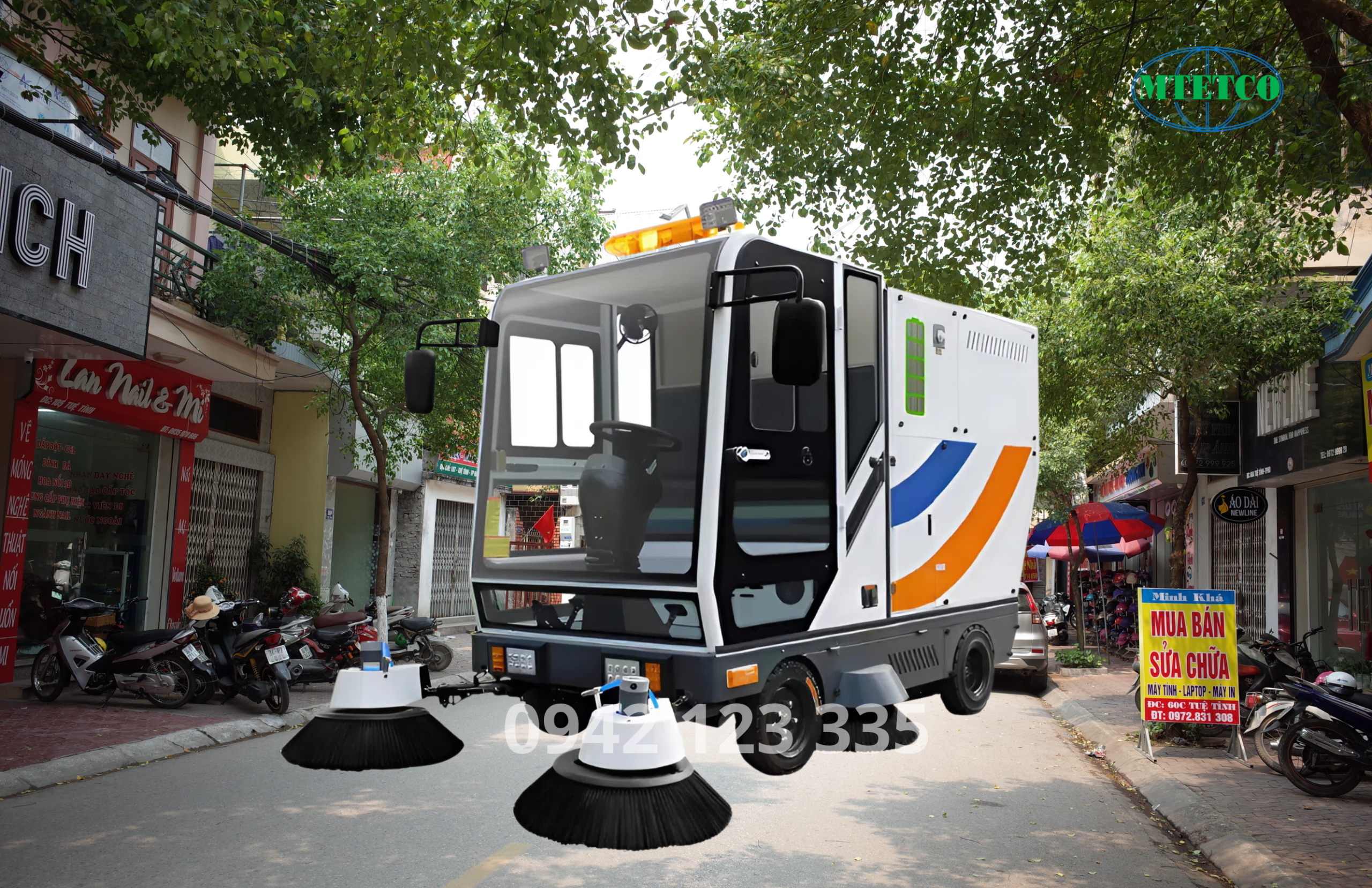 Mtetco - địa chỉ cung cấp xe quét rác uy tín nhất thị trường