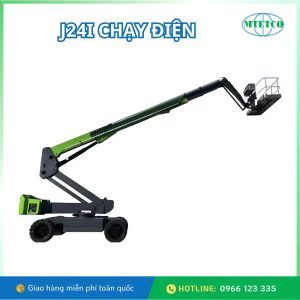 Xe nâng người tự hành dạng ống lồng Mornlift Chạy pin