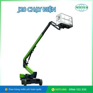 Xe nâng người ống lồng Mornlift chạy điện - Ảnh 3