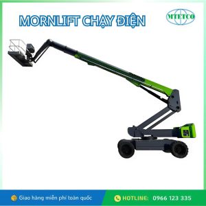 Xe nâng người ống lồng Mornlift chạy điện