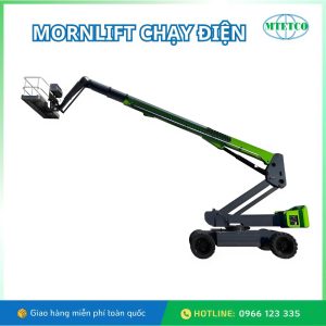 Xe nâng người tự hành dạng ống lồng Mornlift Chạy pin
