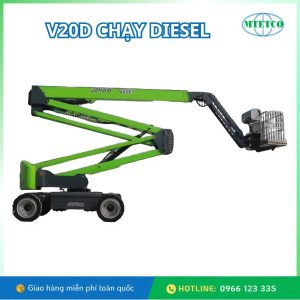 Xe nâng người tự hành dạng khớp gập Mornlift Chạy Diesel - Ảnh 4