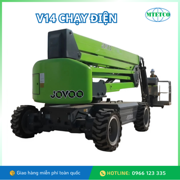 Xe nâng người tự hành dạng khớp gập Mornlift Chạy điện