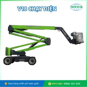 Xe nâng người tự hành dạng khớp gập Mornlift Chạy điện