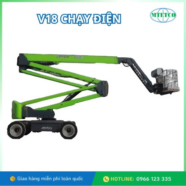 Xe nâng người tự hành dạng khớp gập Mornlift Chạy điện