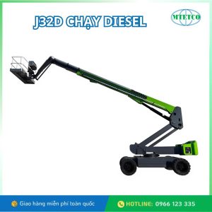 Xe nâng người tự hành dạng ống lồng Mornlift Chạy Diesel