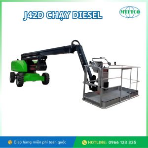 Xe nâng người tự hành dạng ống lồng Mornlift Chạy Diesel