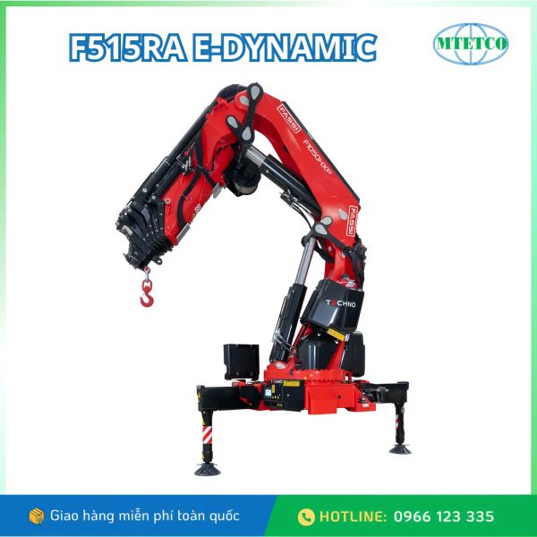 Cẩu gập thủy lực Fassi hạng nặng F515RA e-dynamic