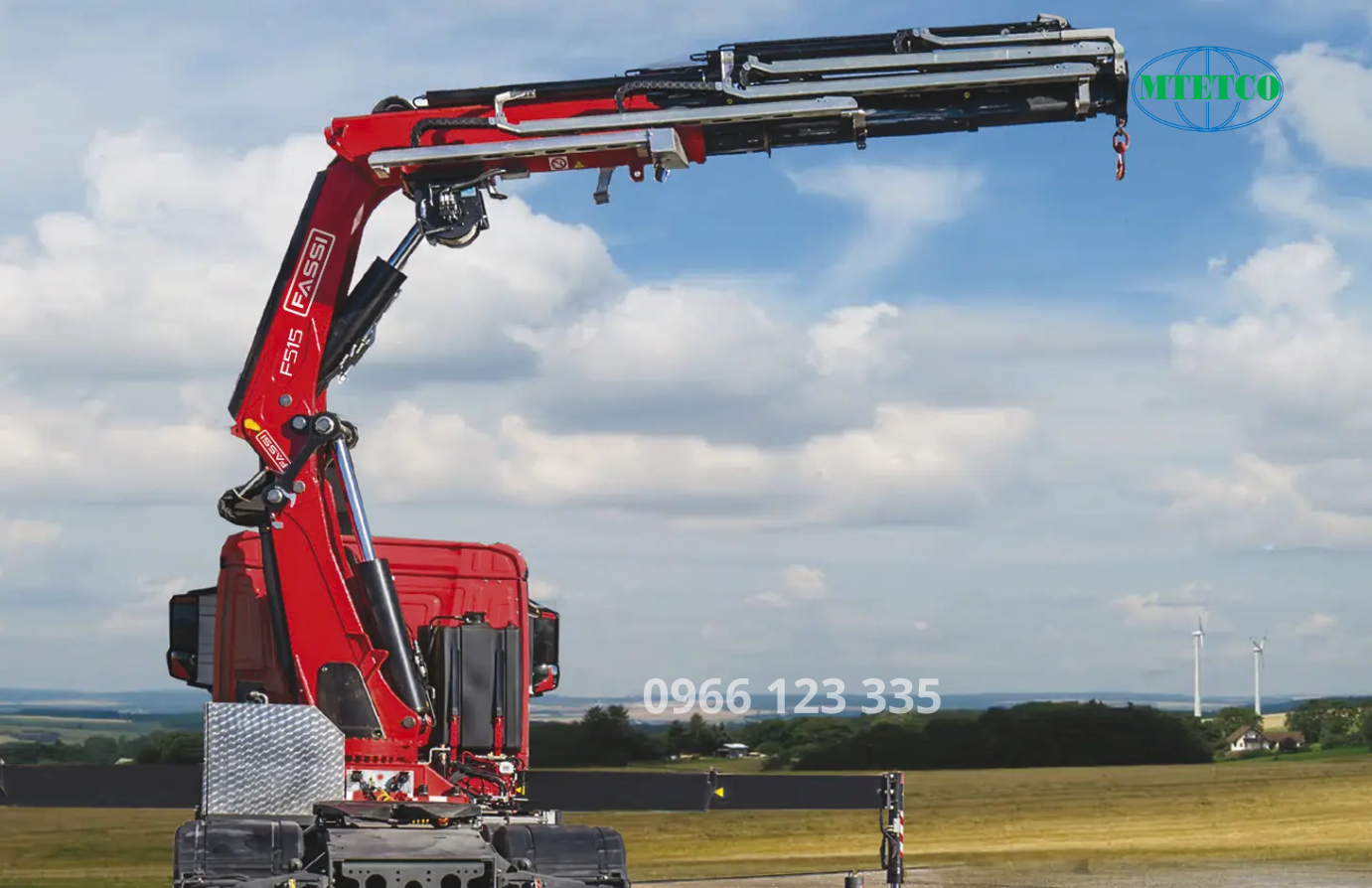 Cẩu gập thủy lực Fassi hạng nặng F515RA e-dynamic