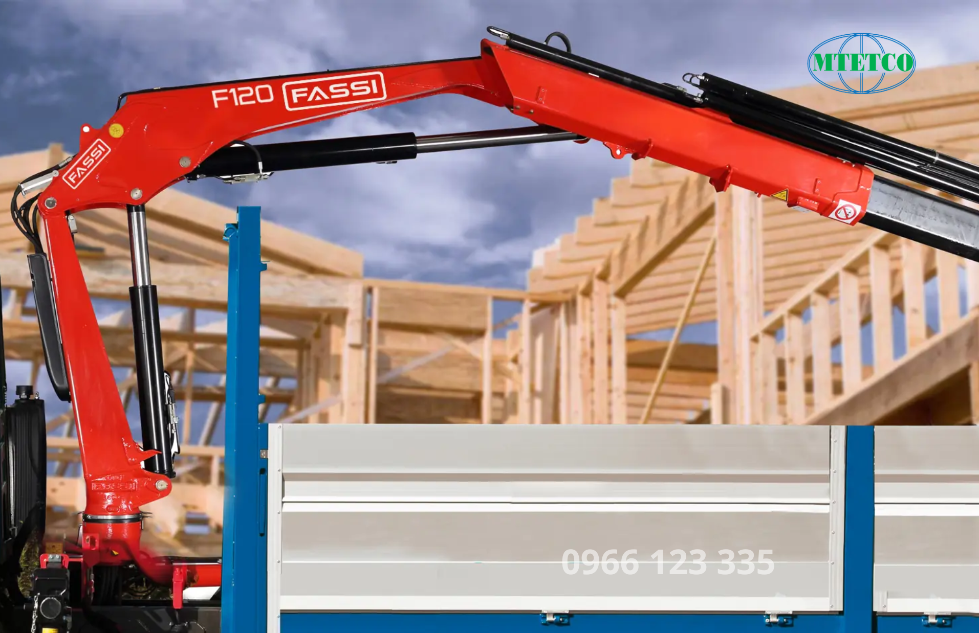 Cẩu gập thủy lực Fassi hạng nhẹ F120B.0e-active