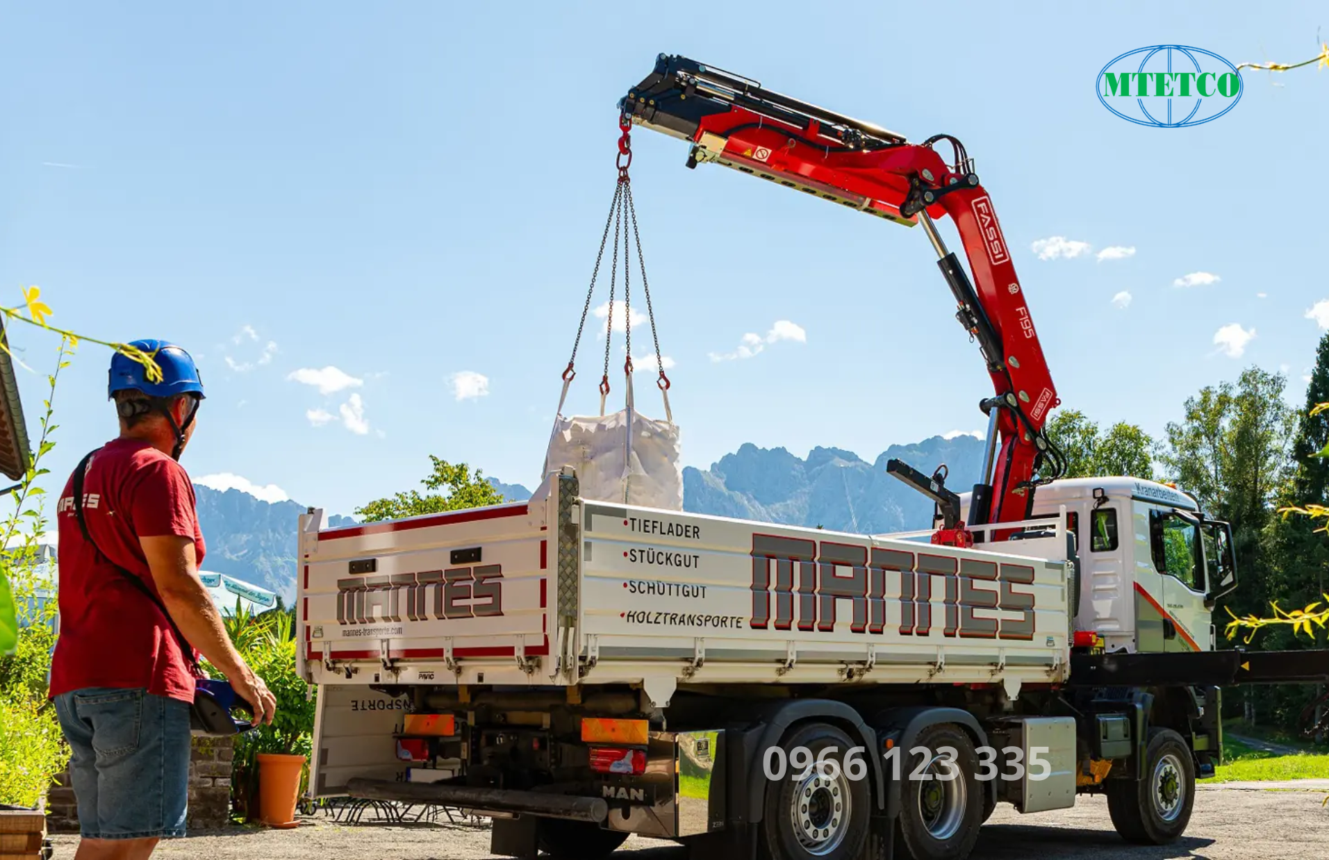 Cẩu gập thủy lực Fassi hạng nhẹ F195A e-dynamic