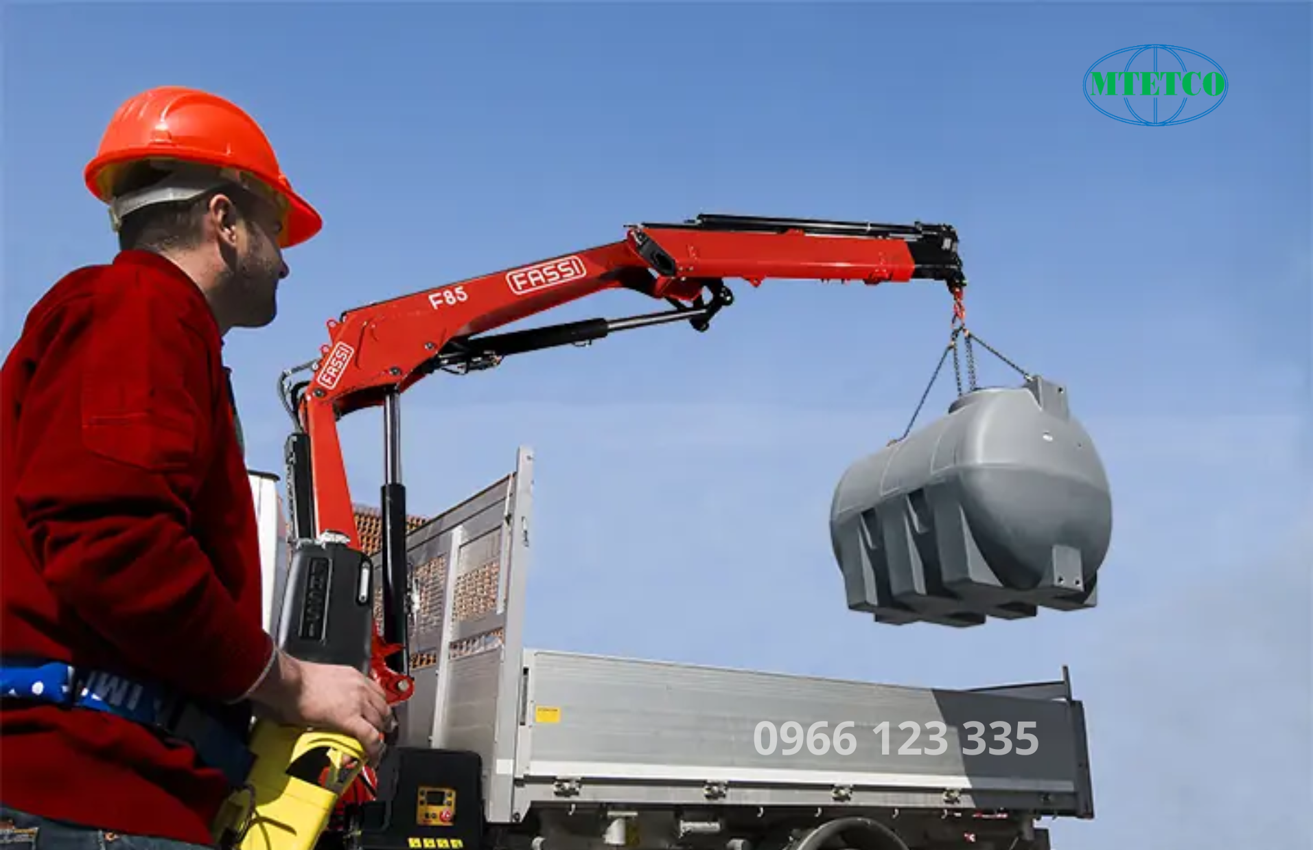 Bảo dưỡng định kỳ cẩu gập thủy lực Fassi hạng nhẹ