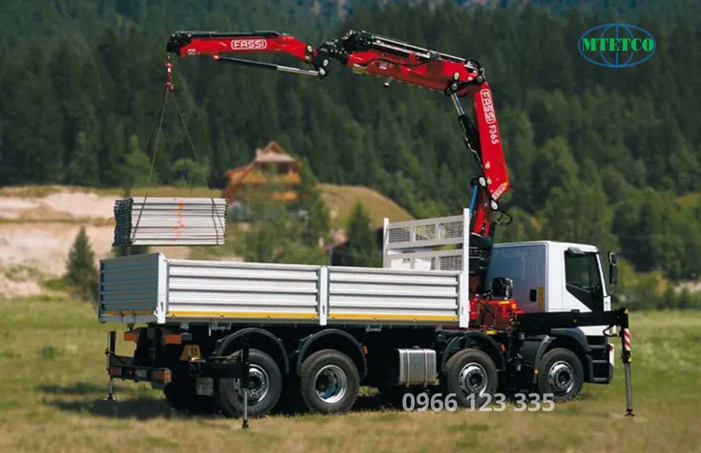 Nâng hạ container, pallet gỗ, máy móc nông nghiệp