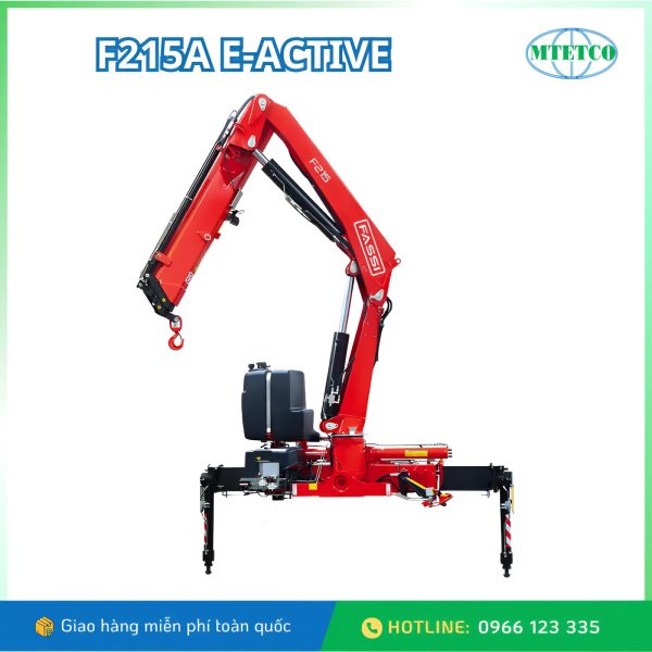 Cẩu gập thủy lực Fassi hạng vừa F215A e-active