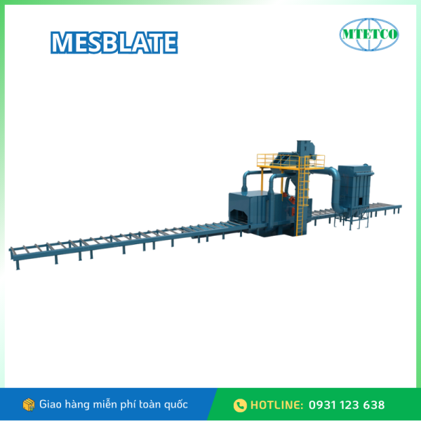 Dây truyền phun bi làm sạch Mesblate