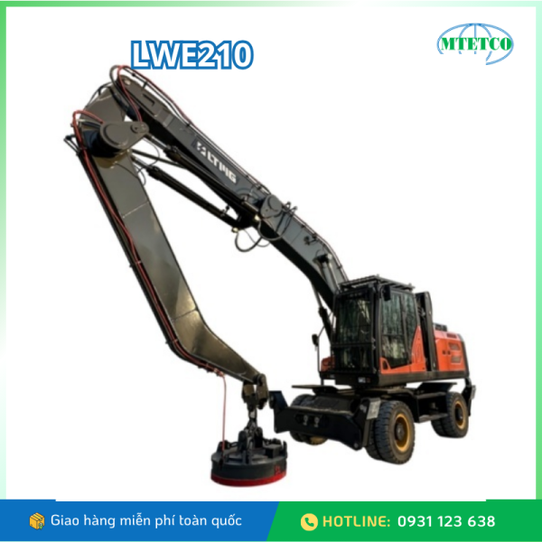 Máy đào bánh lốp lớn LTMG LWE210