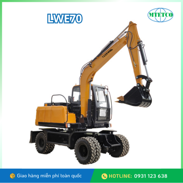 Máy đào bánh lốp nhỏ LTMG LWE70