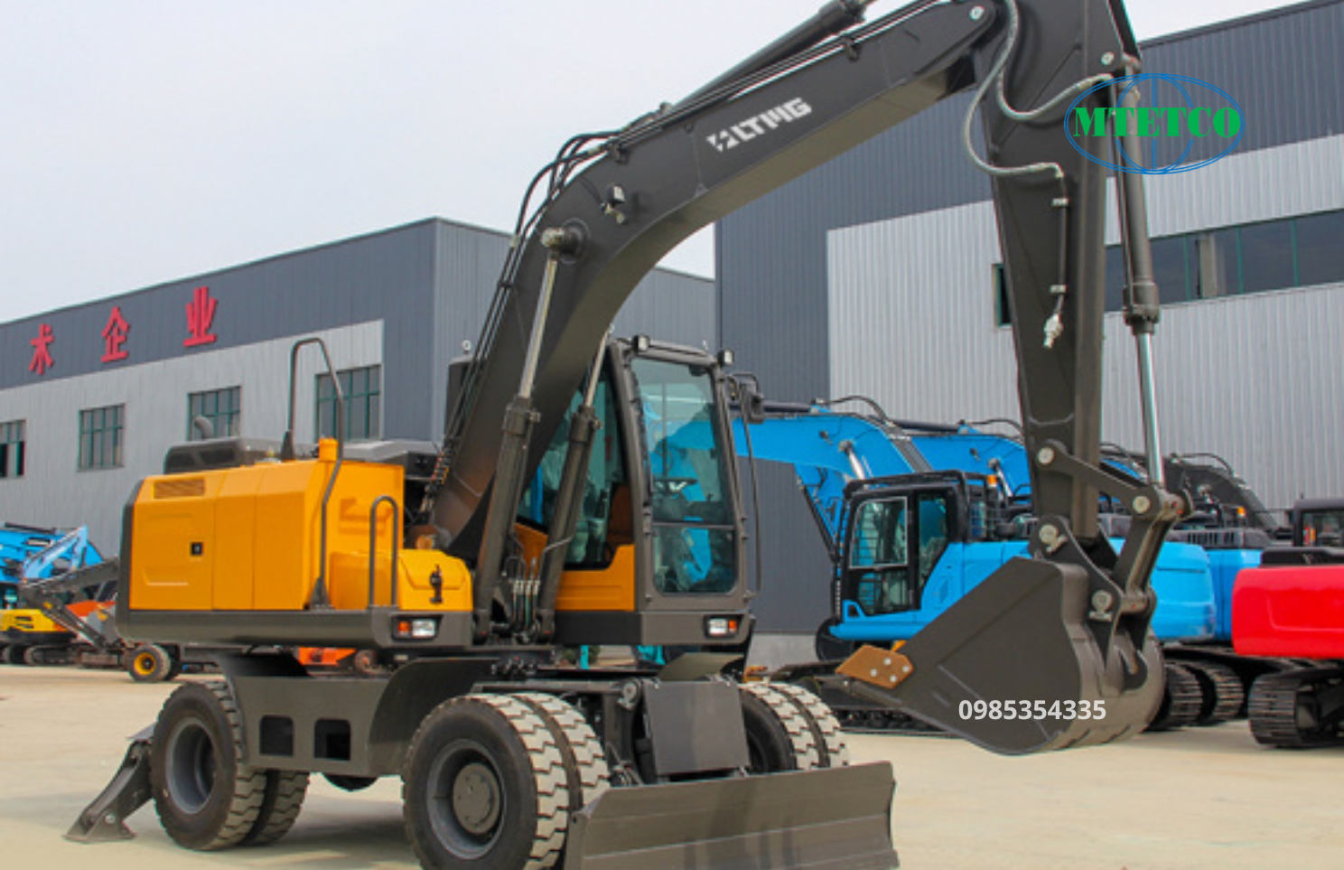 Thiết kế chân chống giúp vận hành an toàn và ổn định.