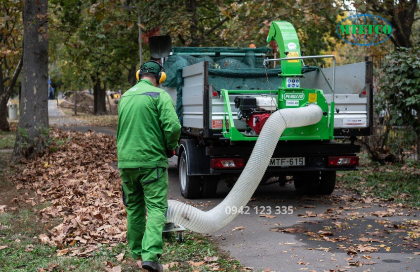 Máy hút cắt cành lá cây Peruzzo Turbo 400