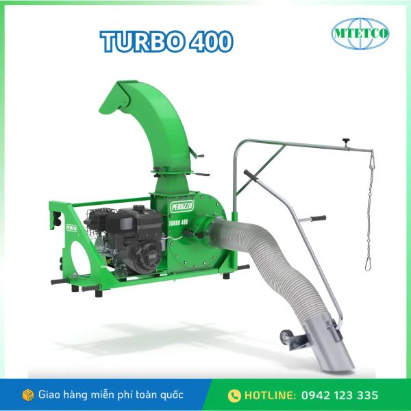 Máy hút cắt cành lá cây Peruzzo Turbo 400