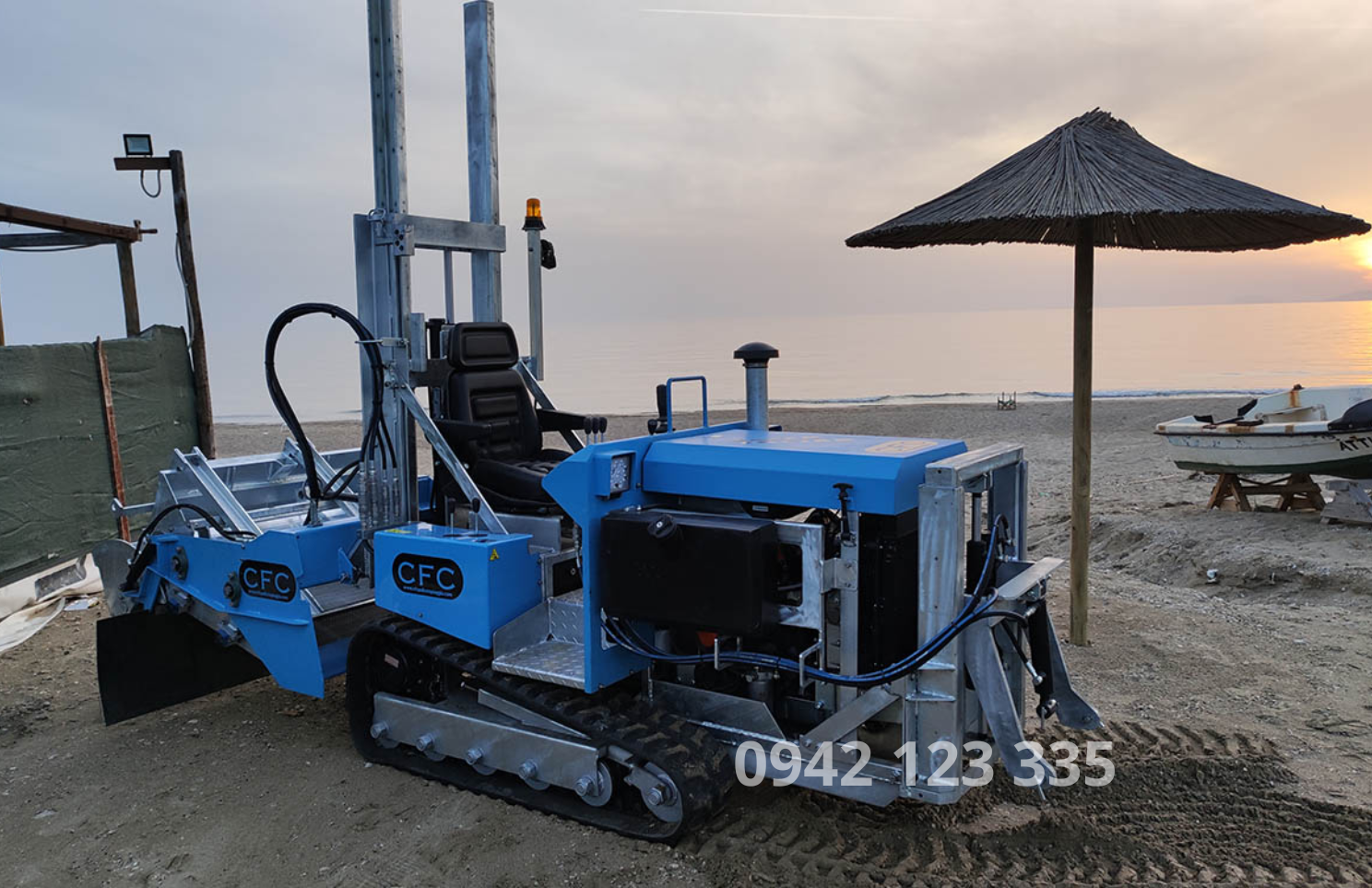 Máy làm sạch bãi biển Speed Tapiro Power 200