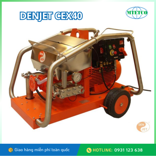 Máy phun nước Denjet chạy động cơ