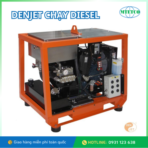 Máy phun nước Denjet chạy diesel