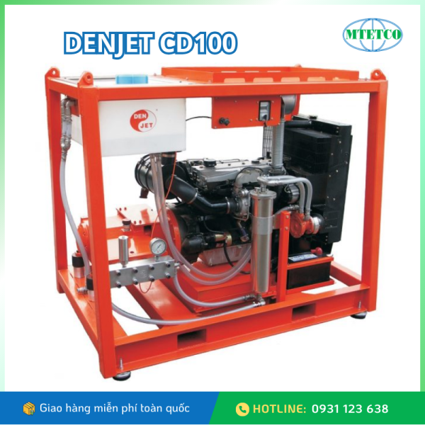 Máy phun nước Denjet chạy diesel