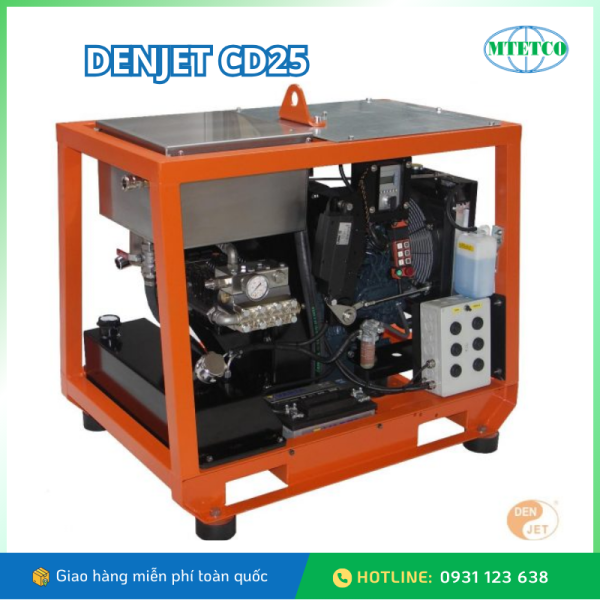 Máy phun nước Denjet chạy diesel
