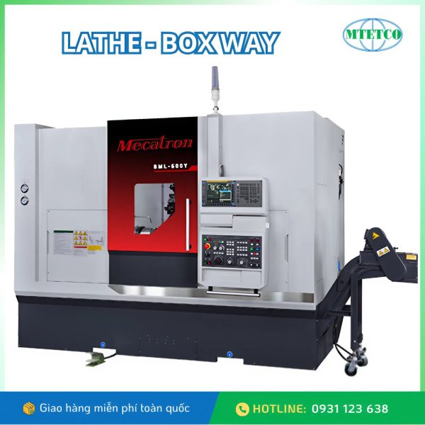 Máy tiện ngang CNC kiểu băng hộp Mecatron