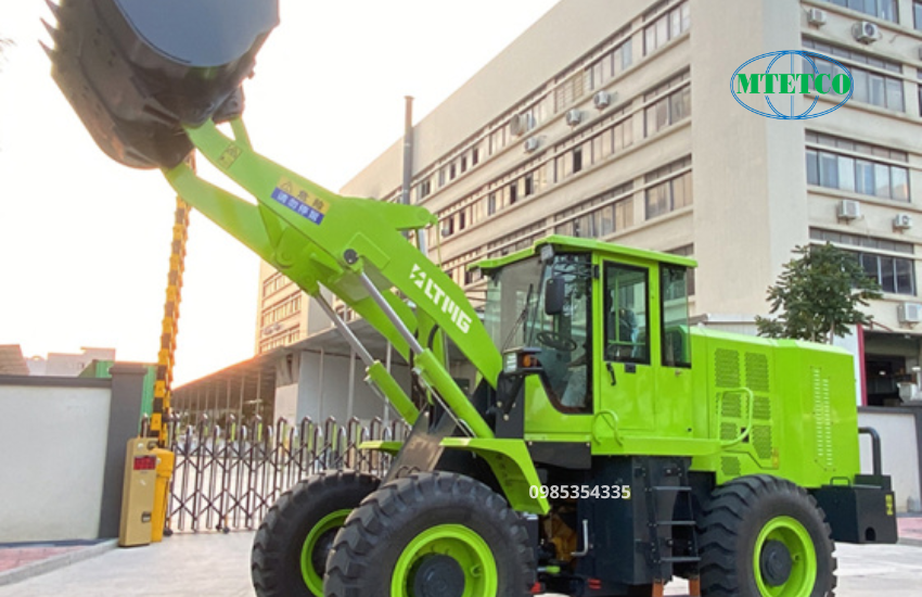 Máy xúc LTMG hoạt động êm, không khí thải.