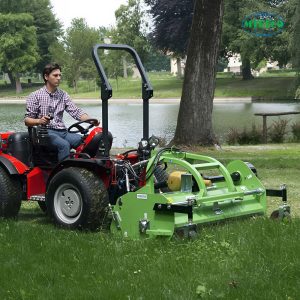 Máy cắt cỏ gắn sau đầu kéo Elk