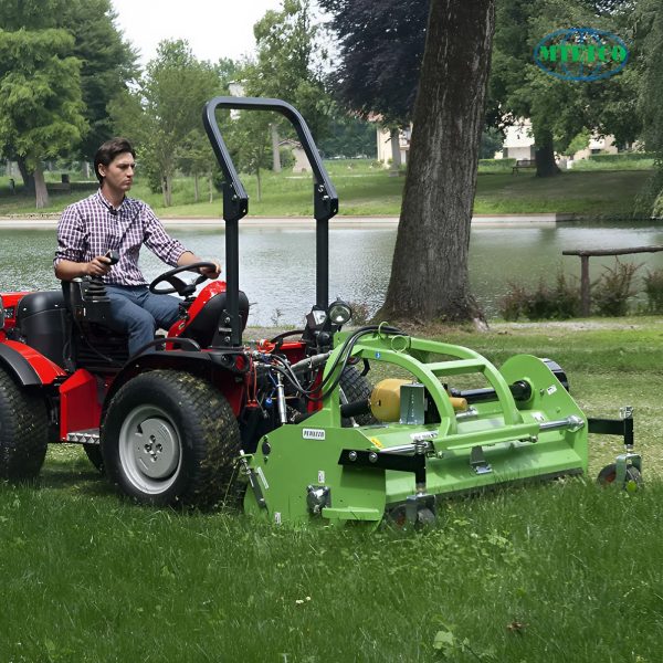 Máy cắt cỏ gắn sau đầu kéo Elk